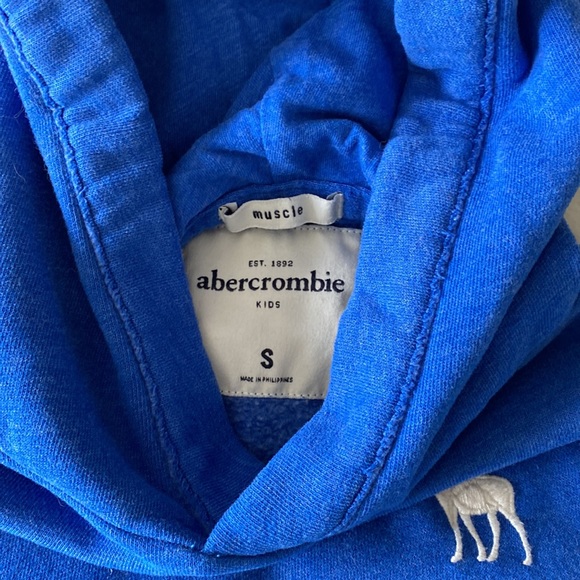 Abercrombie Kids size S blue hoodie. - Picture 2 of 6